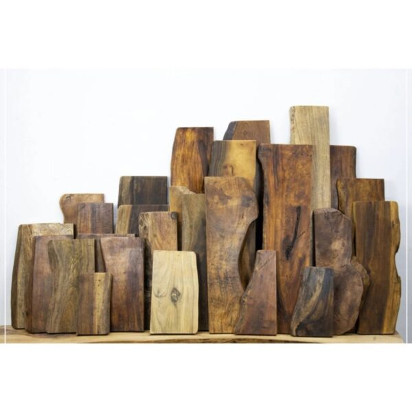Floating Handcrafted Wooden Wall Shelves - W01 - Image 5