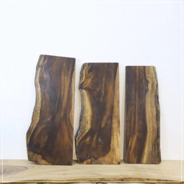 Floating Handcrafted Wooden Wall Shelves - W01 - Image 4