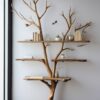 Tree Shaped Wall Shelf