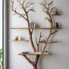Tree-Shaped-Wall-Shelf