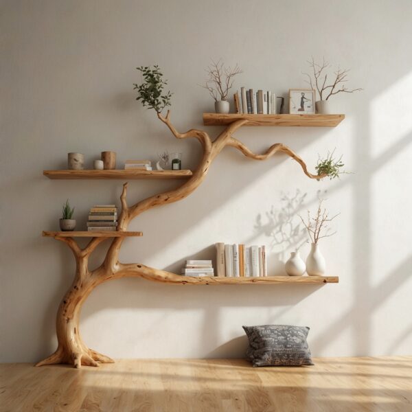Whispering Tree Bookshelf by DTWoodDecor