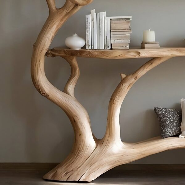 Tree-Inspired Wooden Bookshelf – Brings Nature to Your Home - Image 2