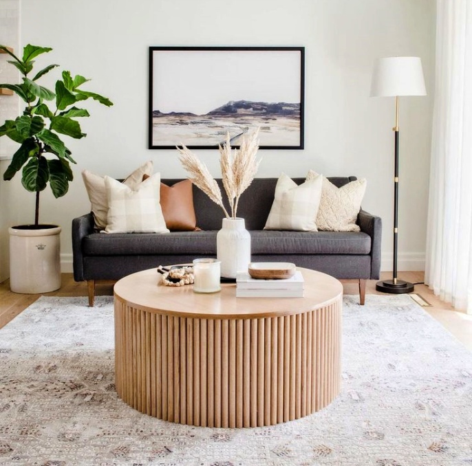 How to style Round Coffee Table