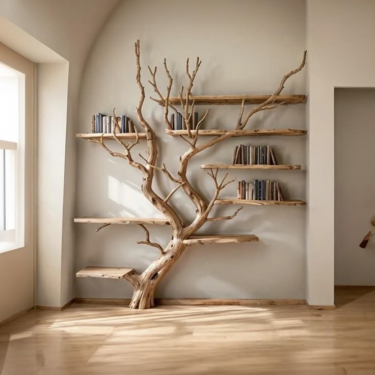 Real Tree Bookshelf by DTWoodDecor