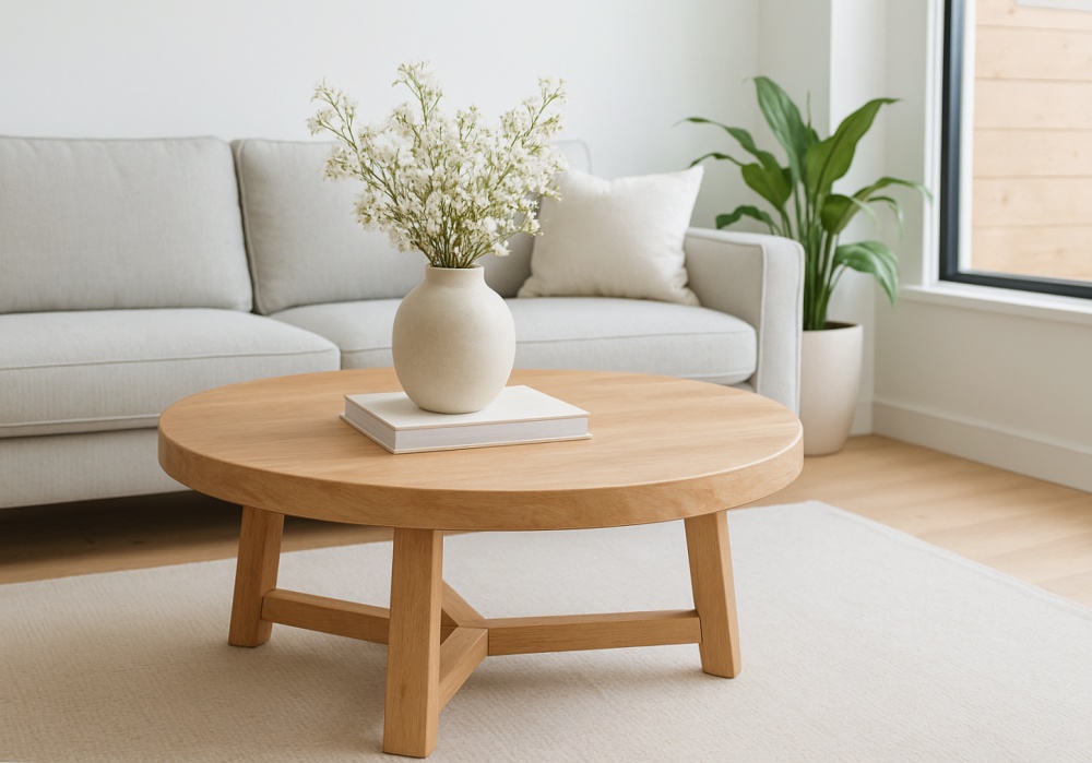 when to you use a round coffee table