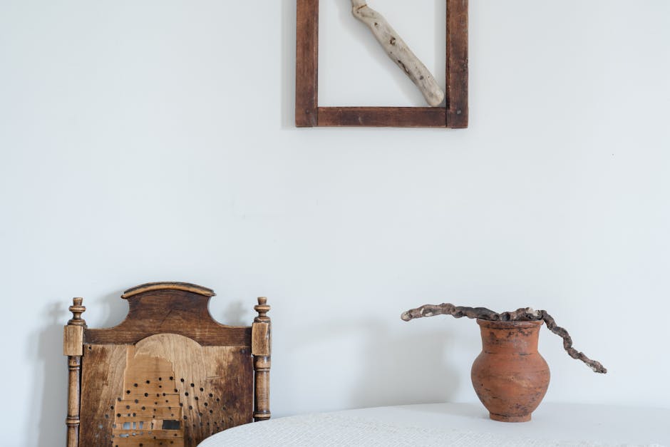 driftwood branch floating shelf mounted on wall